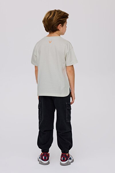 Nebbati Μπλουζάκι BG Store Boy Beige