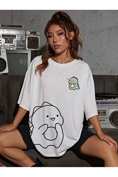 donamod Desen animat și design grafic Tricou supradimensionat Seria desene an...