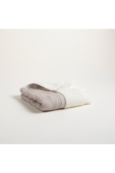 Zsa Zsa Zsu Viseu Fringed Jacquard Border Cotton 100% Cotton Face Towel 50X90...