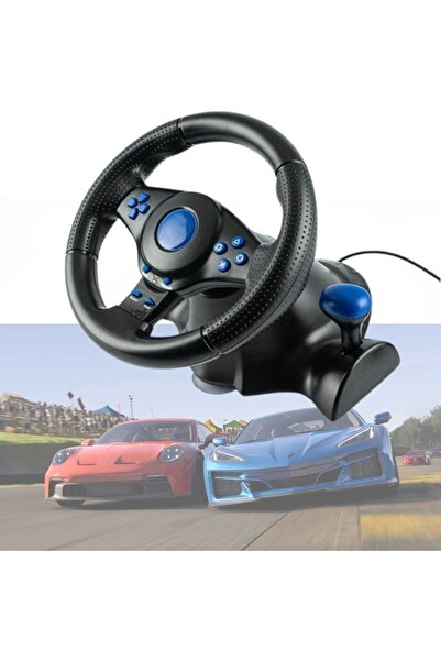 gaman Gaming Direksiyon Konsolu Gaz Pedalı+Fren,titreşiml Çok Işlevli Pc Uyum...