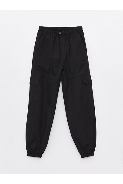 LC Waikiki Pantaloni de jogger cargo pentru fete cu talie elastică