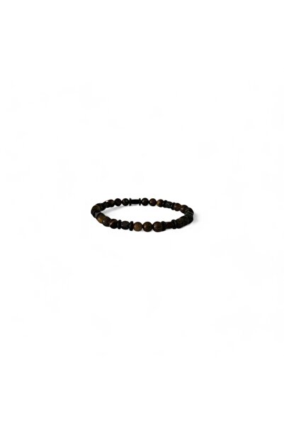 Hedea Natural Stone Tiger Men's Bracelet Eye