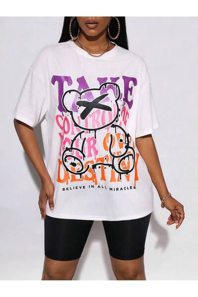 donamod تصميم الرسوم المتحركة والجرافيك تي شيرت كبير الحجم سلسلة الرسوم المتح...