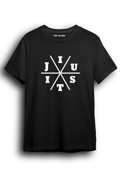 TOP GLORY Μπλουζάκι με στάμπα JuJitsu Compass - JUJU6013