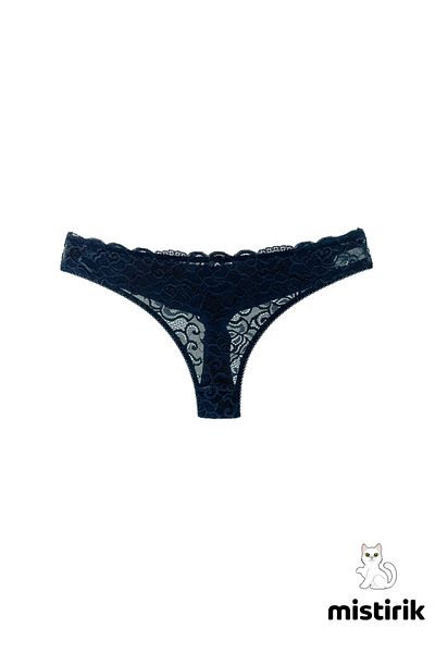 MİSTİRİK Chiloți sport cu model de tanga model Masara de culoare albastru