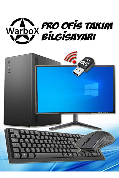 WARBOX Core-i7 860 Uyumlu 8gbRam 240gbSsd R5 230-2gb E.Kartı Hdd 21.5 Monitör...