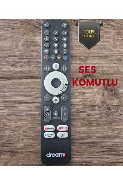 Dreamstar Nova Android TV box Kumandası Logolu - Ses Komutlu (ORJİNAL)