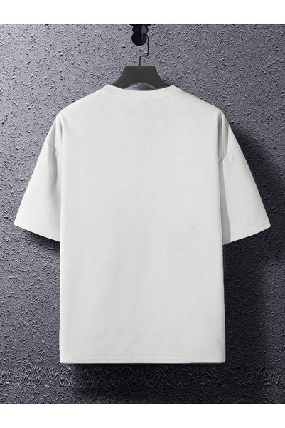 donamod Unisex Stylish Comfortable Oversize Cotton Crew Neck T-Shirt with Special Design Code 14419