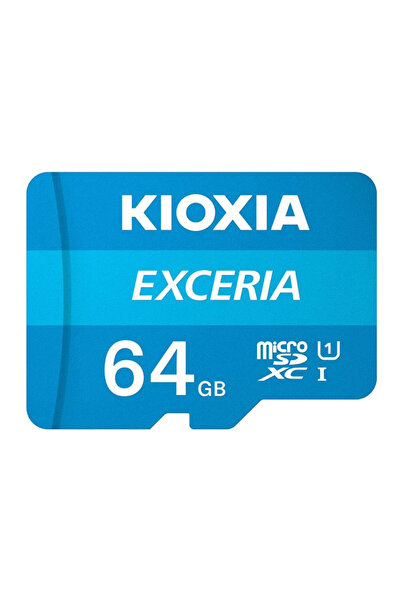 Toshiba Kioxia Exceria Lmex1l064gg2 64gb 100mb/s Okuma Hızlı Microsd Hafıza K...