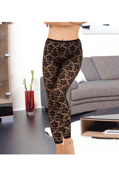 Lady Lingerie Colanți lungi transparenti din Lycra pentru damă