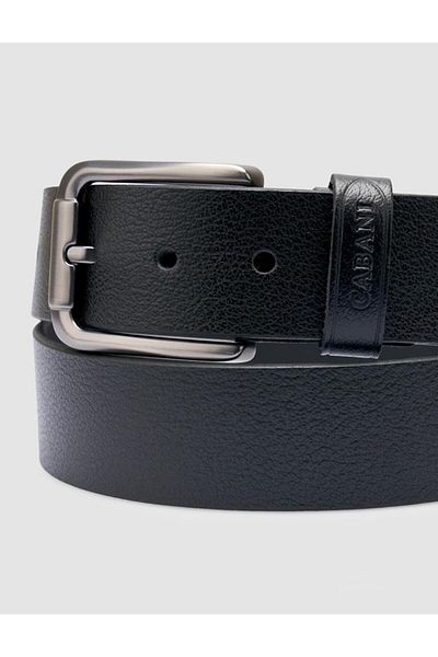 Cabani 100% Genuine Leather Black Men's Classic Belt
