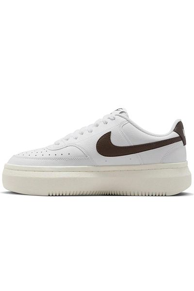 Nike Court Vision Alta Leather White Sneaker Genuine Leather Women's Casual Sports Shoes White