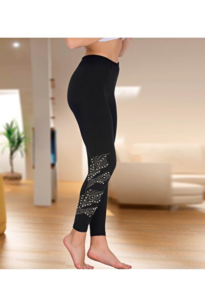 Lady Lingerie Visok struk Sa kamenim vezom Ženske tajice