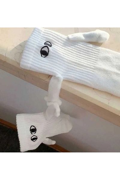 Deray 1 Pair of Tennis Socks with Magnetic Hand Holding