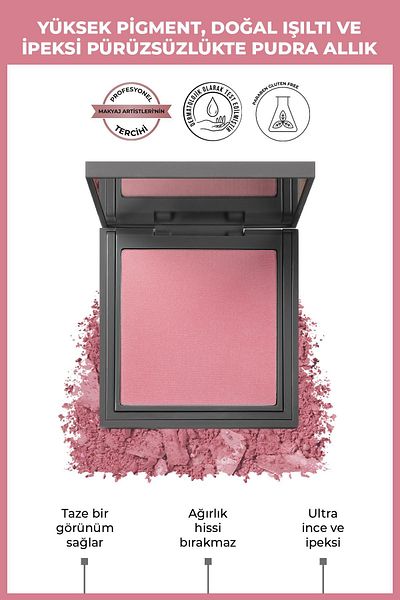 Alix Avien Coral Pink Silky Blush - Powder Blush 103