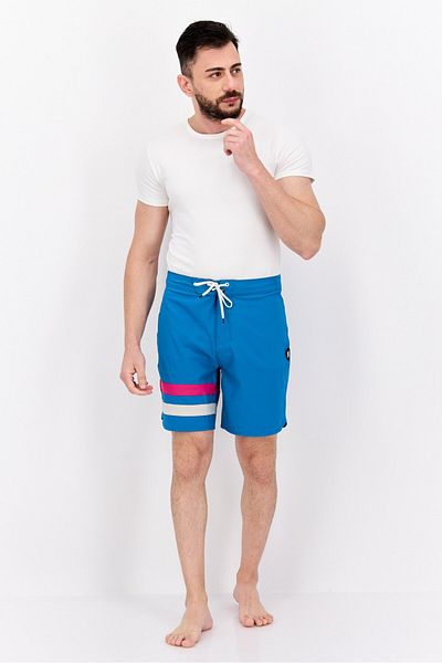 Hurley Men Brand Logo Board Shorts, Blue Combo