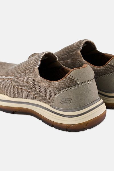 SKECHERS Men Cowen Slip On Outdoor Shoes, Taupe