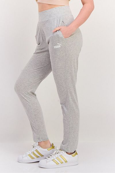 Puma Women Relaxed Fit Training Sweatpants, Light Grey