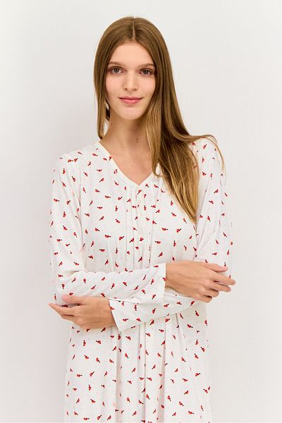 Carole Hochman Women Allover Print Sleepwear Dress, Multicolor