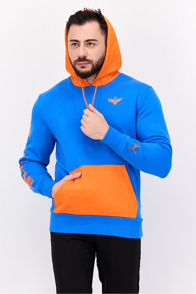 Puma Men Sportswear Fit Brand Logo Training Hoodies, Blue