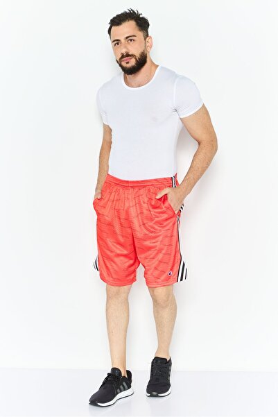 Champion Men Brand Logo Training Lacrosse Shorts, Red