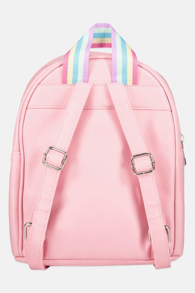 OMG Accessories Kids Girl Bella Start Heart Mini Back Pack 17 H x 22 L x 8 W cm, Pink