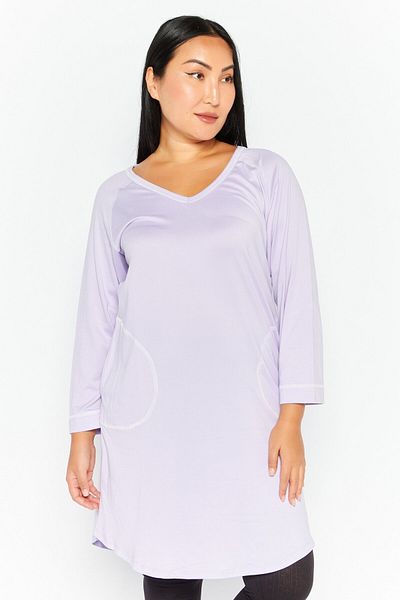 PJ Couture Women Textured Sleepwear Top, Lilac