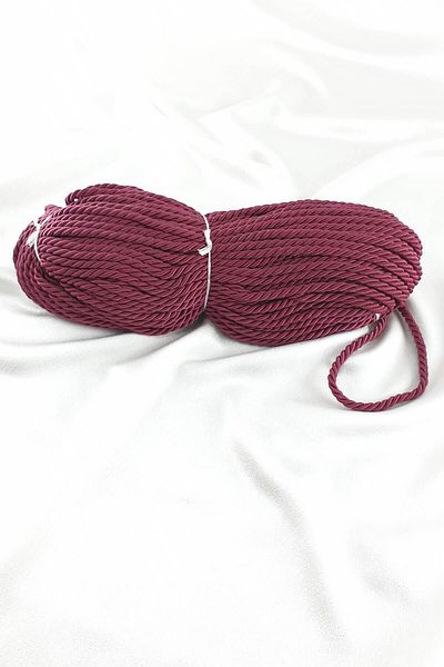 Hayalperest boncuk Σχοινί κορδόνι μπορντό 8 mm