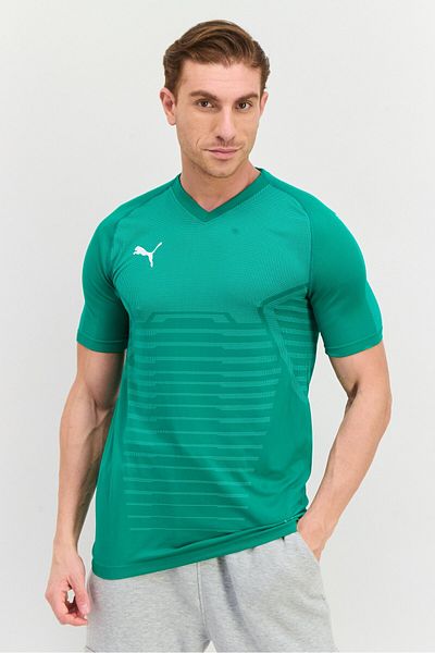 Puma Men Sportwear Fit Short Sleeves Training Jersey, Green