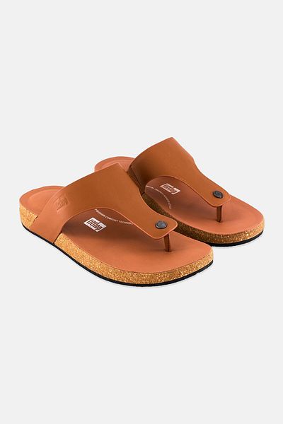 Fitflop Men Iqushion Slip On Sandals, Tan