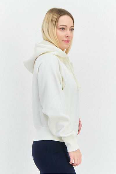 Champion Women Sportswear Fit Long Sleeves Outdoor Sweatshirt, Off White