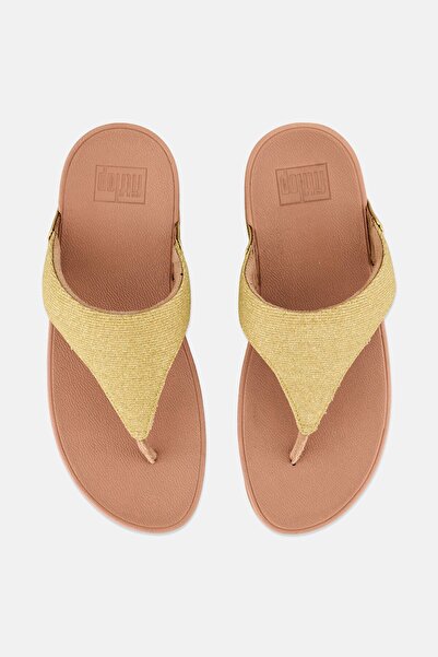 Fitflop Lulu Shimmerlux Toe-Post Sandals - Platino