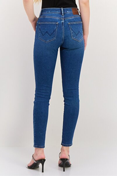 WRANGLER Women Perfect Fit Washed Stretchable Jeans, Blue