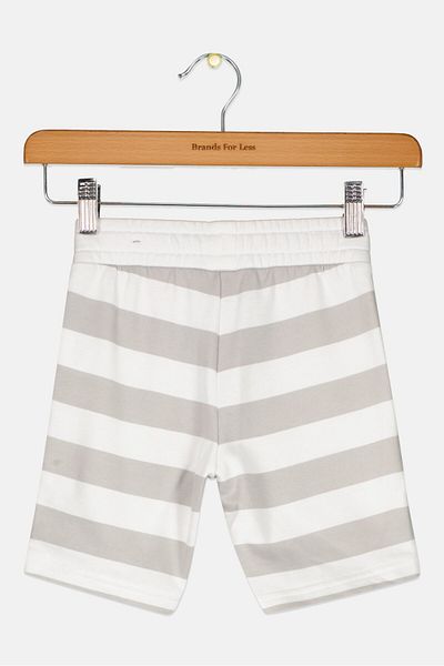 Puma Kids Boy Sportswear Fit Stripe Short, Grey