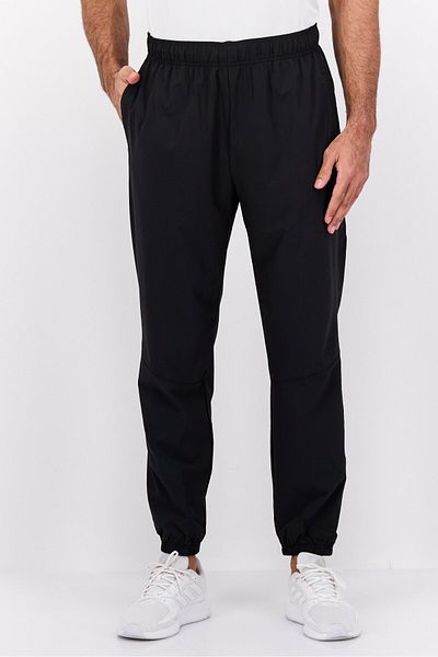 Layer 8 Men Sportswear Fit Plain Training Pant, Black