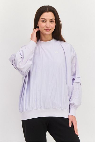adidas Women Sportswear Fit Long Sleeves Training Sweatshirt, Light Lilac