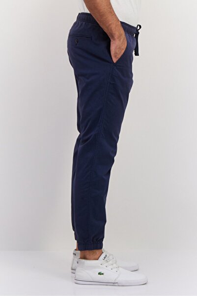 GAP Men Regular Fit Solid Jogger Pants, Navy