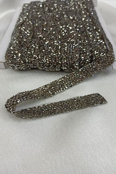 Hayalperest boncuk Beige Gray Iron-On Strip