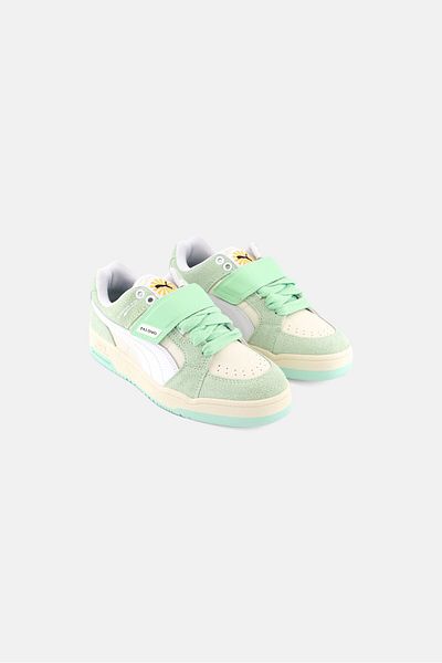Puma Kid Boy Slipstream Lace Up Outdoor Shoes, Greenwhite