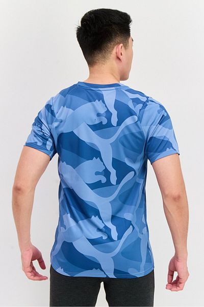 Puma Men Sportswear Fit Training Jersey, Blue Combo
