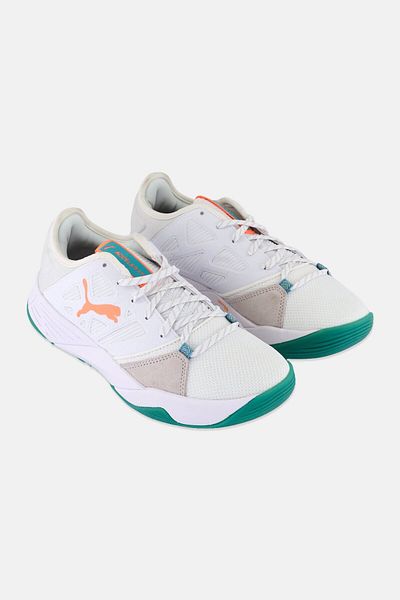 Puma Kids Boy Accelerate Turbo Nitro Lace Up Training Shoes, White