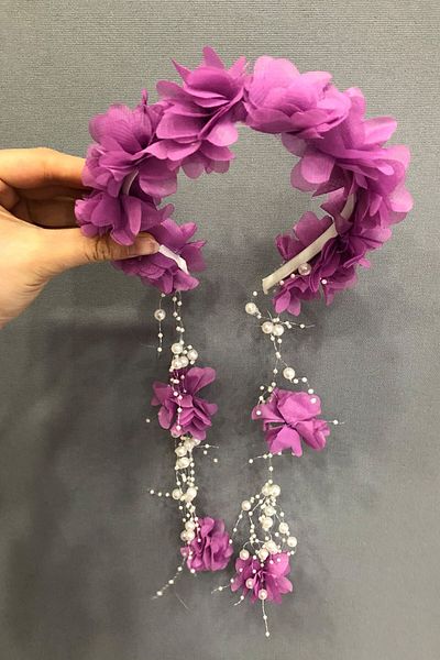 Hayalperest boncuk Lilac Laser Floral Crown