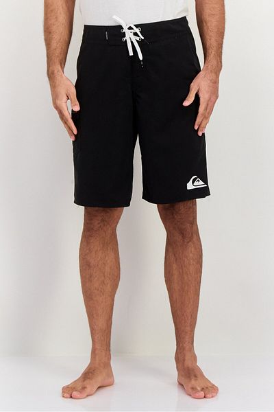 Quiksilver شورت سباحة رجالي سادة، أسود