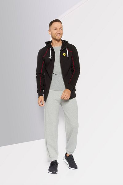 Puma Men Sportswear Fit Long Sleeve Outdoor Sweatshirt, Black