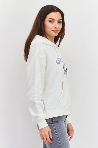 Mode by Redtape Women Long Sleeve Brand Logo Hoodies, White