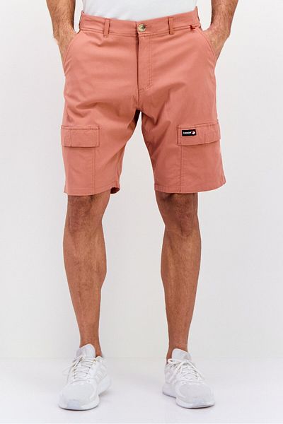 Canada Weather Gear Men Sportswear Fit Plain Outdoor Sports Shorts, Brown