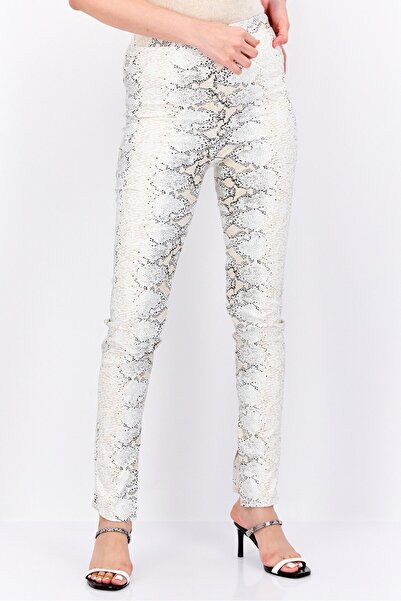 Missyempire Women Pull On Snake Skin Leggings, Multicolor