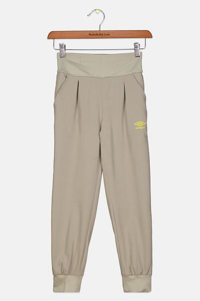 UMBRO Kids Girl High Waist Training Pants, Grey