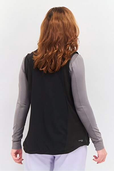 Puma Women Sportswear Fit Plain Training Vest Jacket, Black