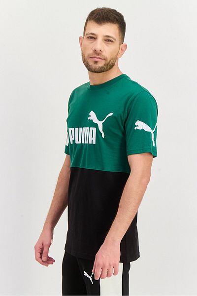 Puma Men Sportswear Fit Short Sleeves Training T-Shirt, Green